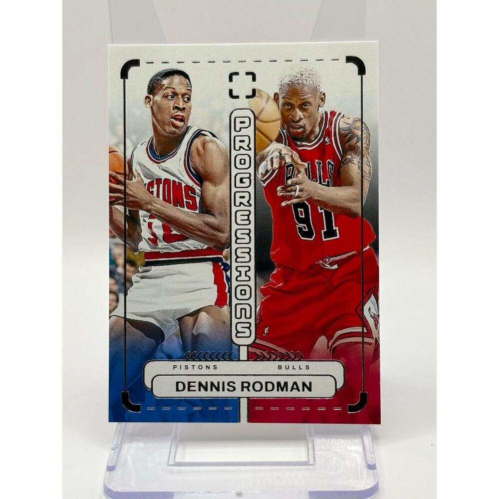 2024-25 Panini Photogenic Dennis Rodman Progressions Pistons to Bulls